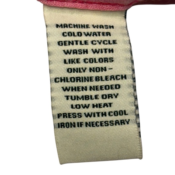 Ralph Lauren Polo Jeans Co Womens Large Long Sleeve Button Up Pink Striped Shirt - Picture 7 of 8